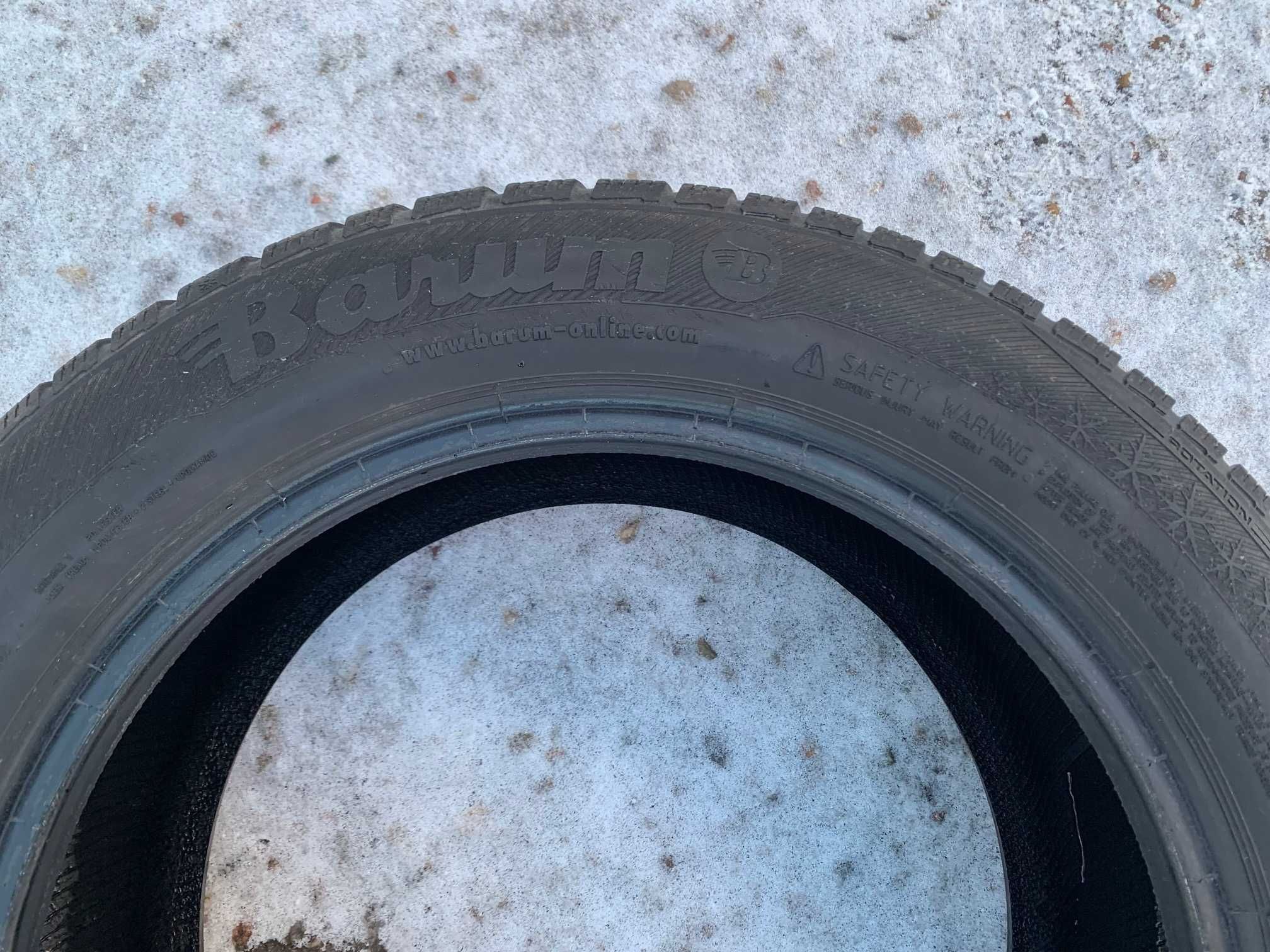 2x opony zimowe BARUM POLARIS 3 - 205/55R16 91T - 5,8 mm