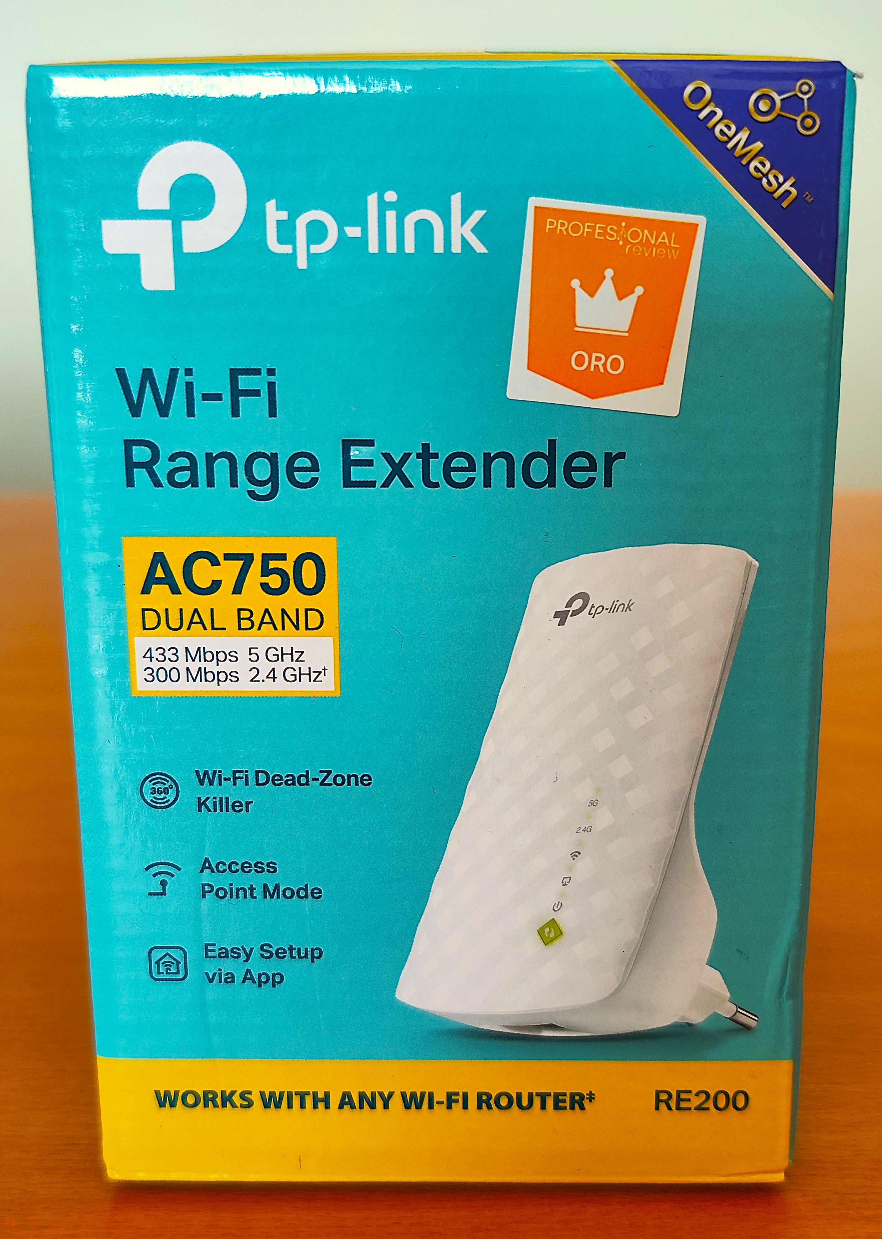 TP-Link Repetidor RE200 Extensor de Cobertura WiFi AC750 V4