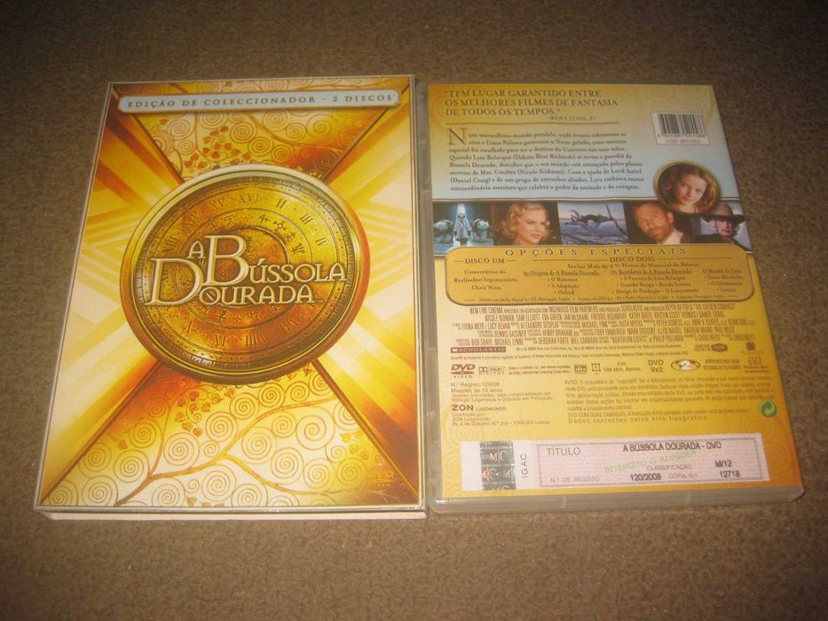 "A Bússola Dourada" com Nicole Kidman/Edição Especial 2 DVDs/Slidepack