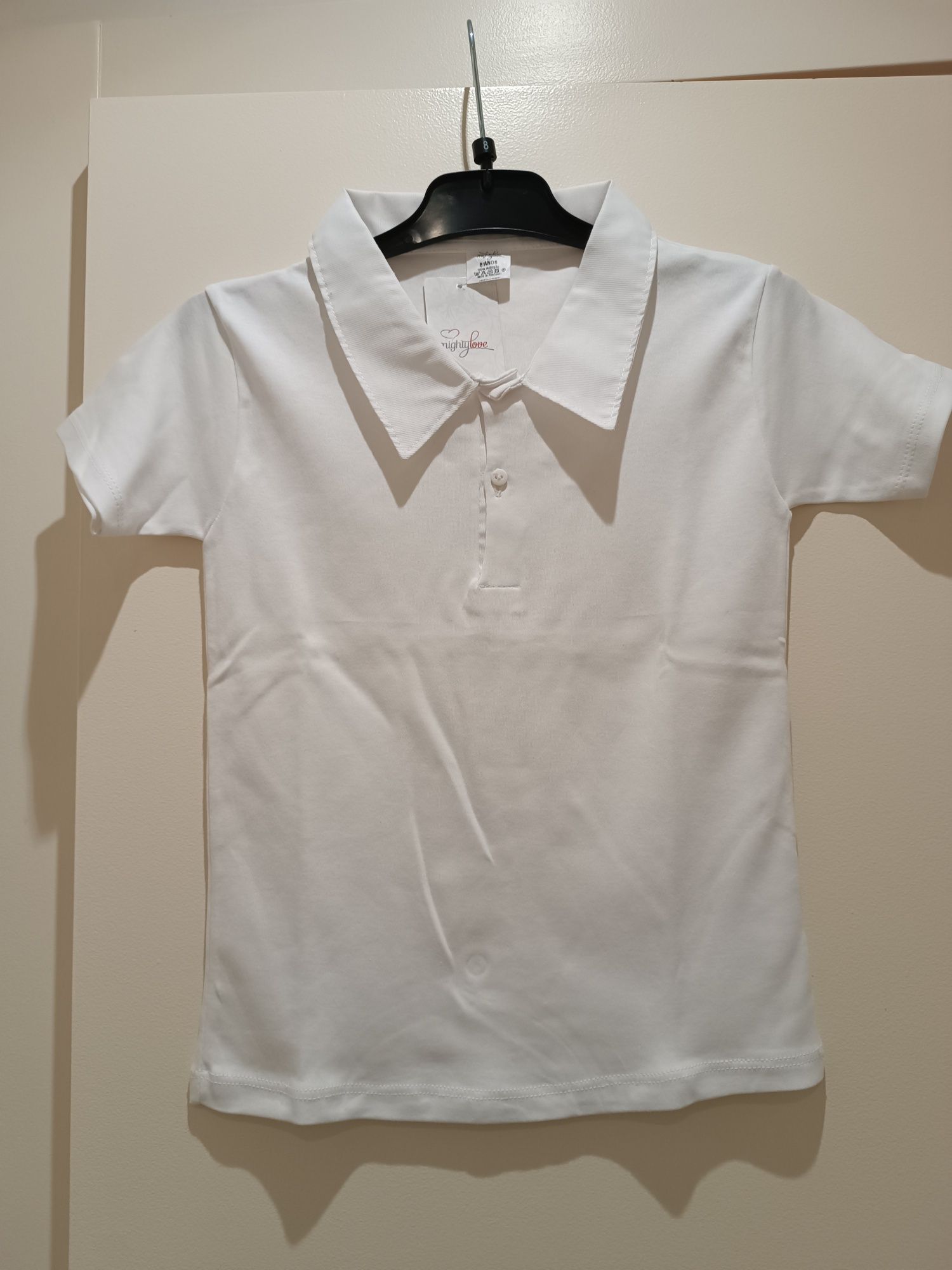 Polo branco de menino T.8 A