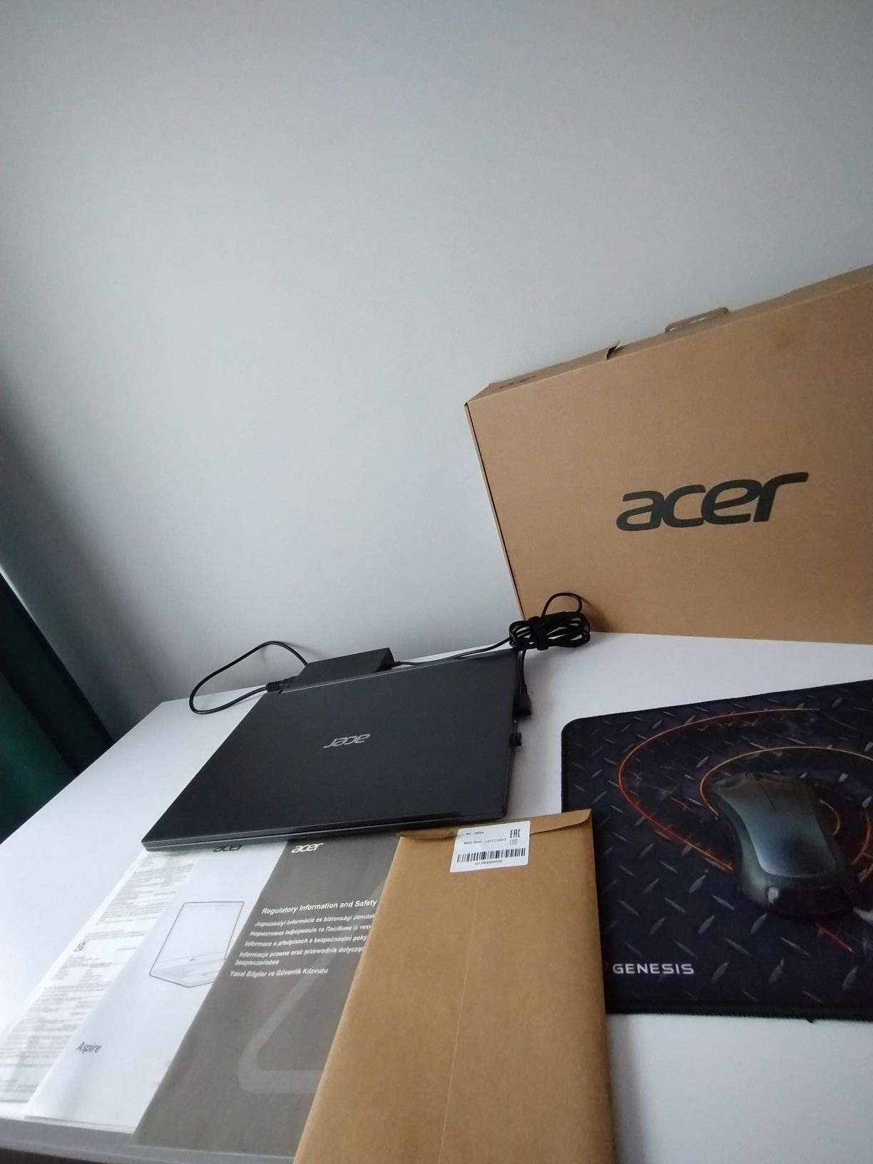Laptop Acer Aspire 7 / RTX 3050 / 15,6 144 Hz / Windows 11 / GW 17 msc