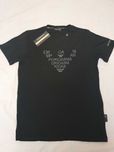 NOWA męska koszulka Emporio Armani t-shirt EA bluzka klasyk czarna M
