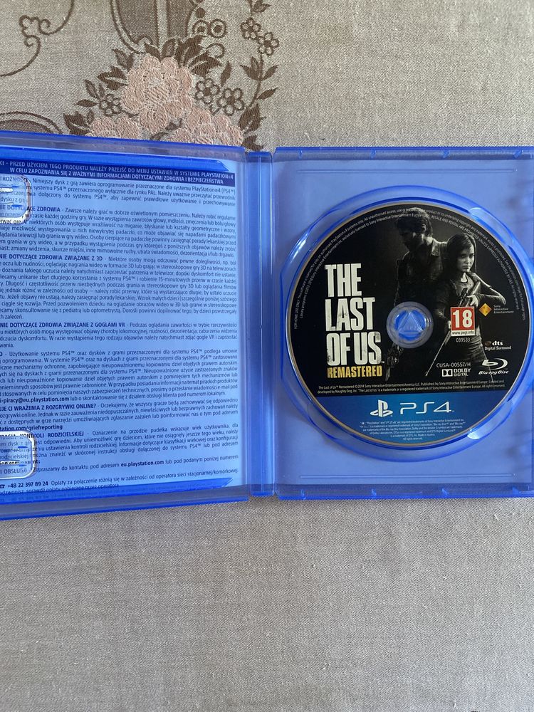 Продам диск The Last Of Us Remastered