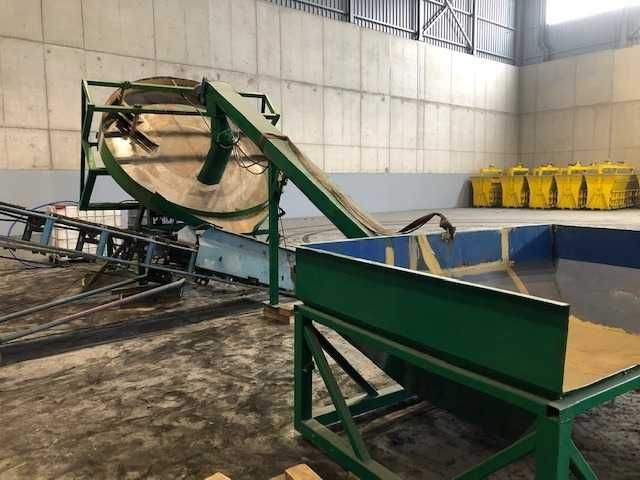 linia do granulacji mat sypkich zamiana granulator  przesiewacz