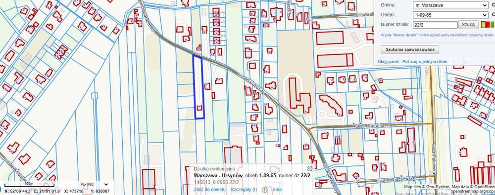 Działka budowlana na sprzedaż - Jeziorki Południowe