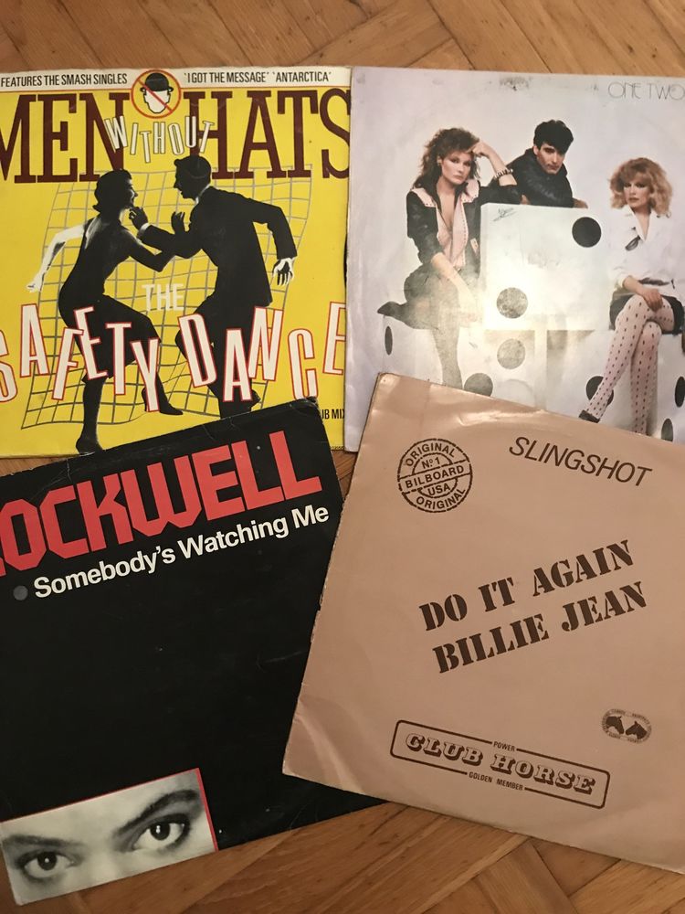Discos de vinil: LP, single e maxi single - colecão anos 80