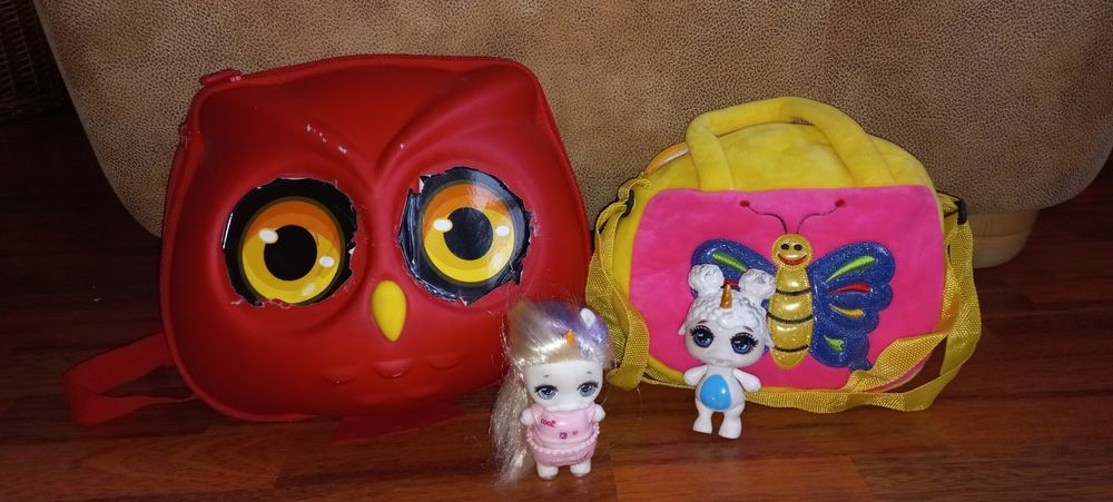 Набір рюкзак сумка совушка єдиноріг ігрушки