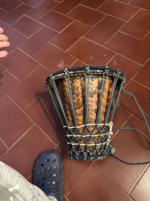 Djambé 35cm em pele natural