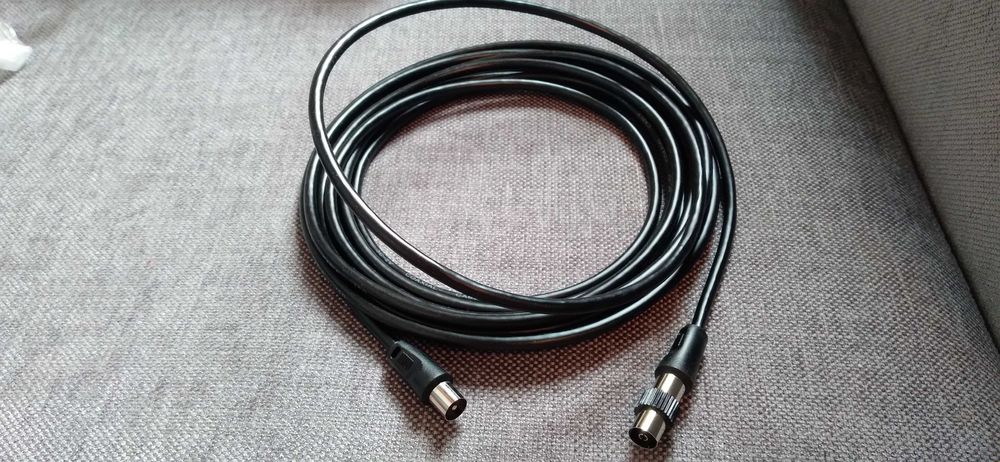 Kabel antenowy TV konfekcjonowany RF 75 Ω, 5 m