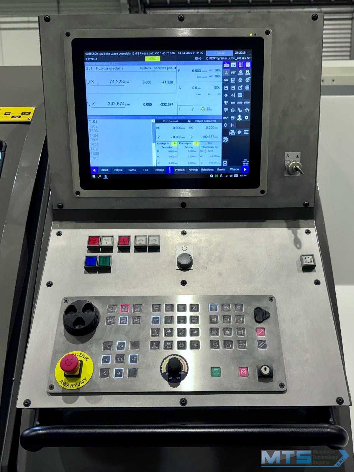 Tokarka CNC Gildemeister CTX 400 RETROFIT NCT304, cena netto 159000