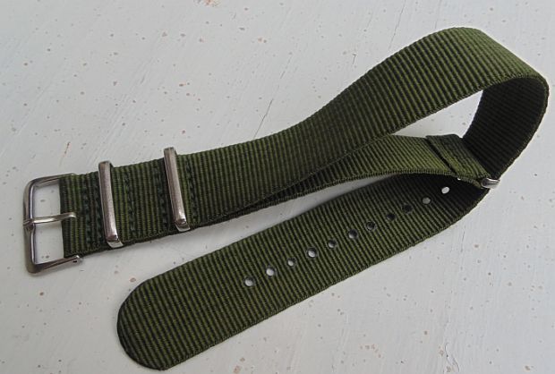 Pasek 22mm do zegarka w stylu moro camouflage militarny