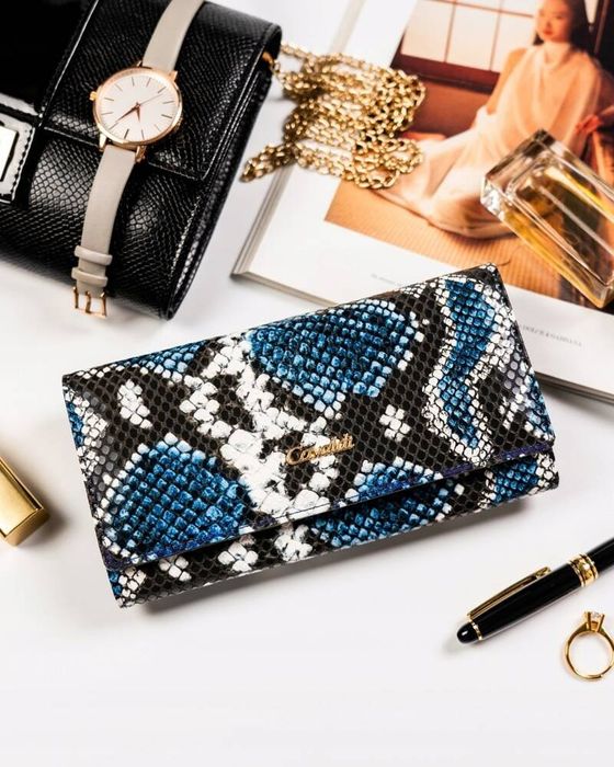 duży portfel damski ze skóry naturalnej i ekologicznej - 4u cavaldi