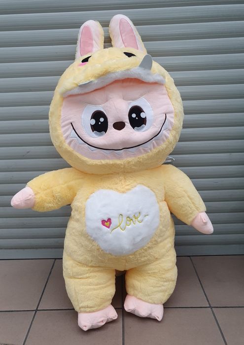 Nowa mega duża przytulanka misiek maskotka Labubu 110 cm skrzydła ogon