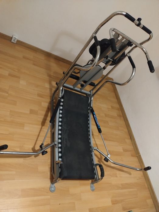 Bieżnia z rowerkiem wioślarzem i twisterem