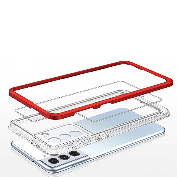 Clear 3in1 etui do Samsung Galaxy S22+ (S22 Plus) żelowy pokrowiec z r