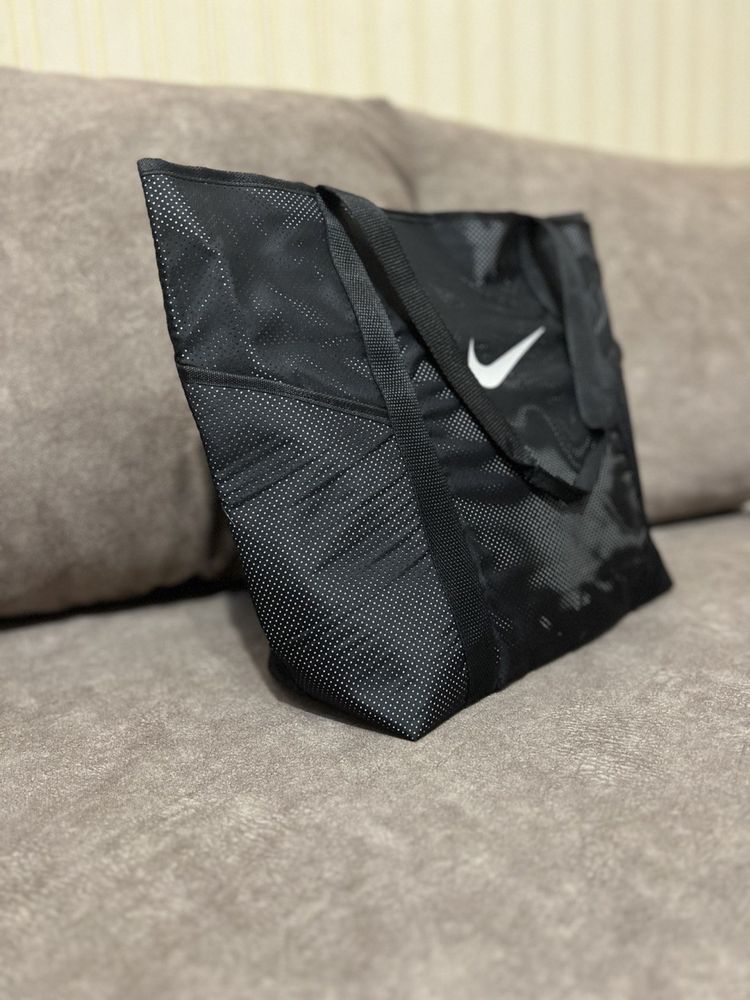 Женская сумка спортивная шопер в стиле nike