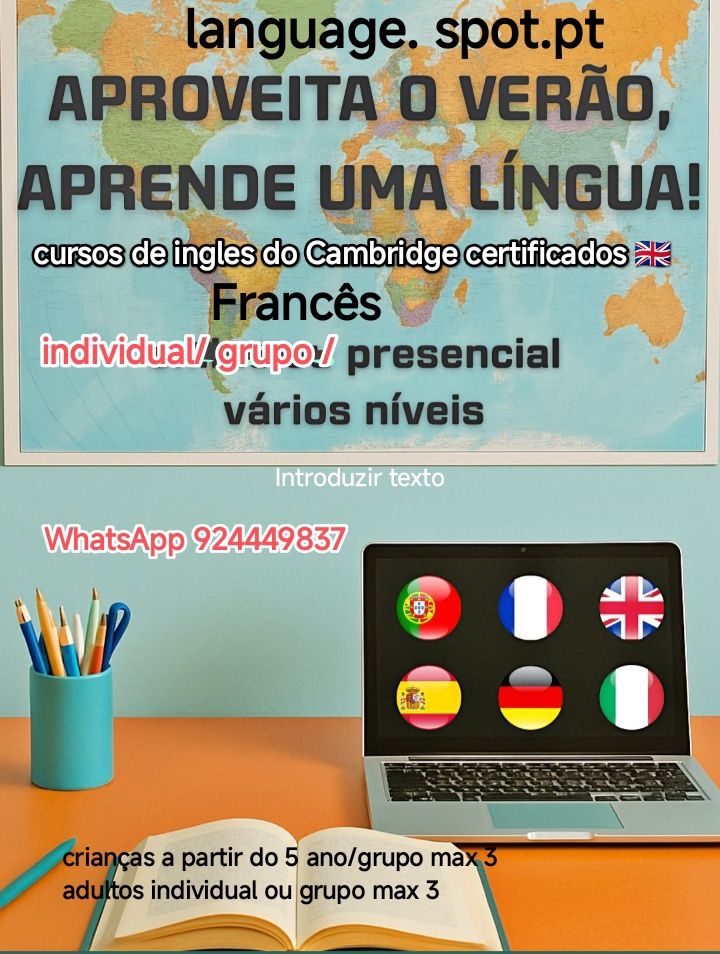 Cursos de inglês do Cambridge certificados pem Santana no CAIES