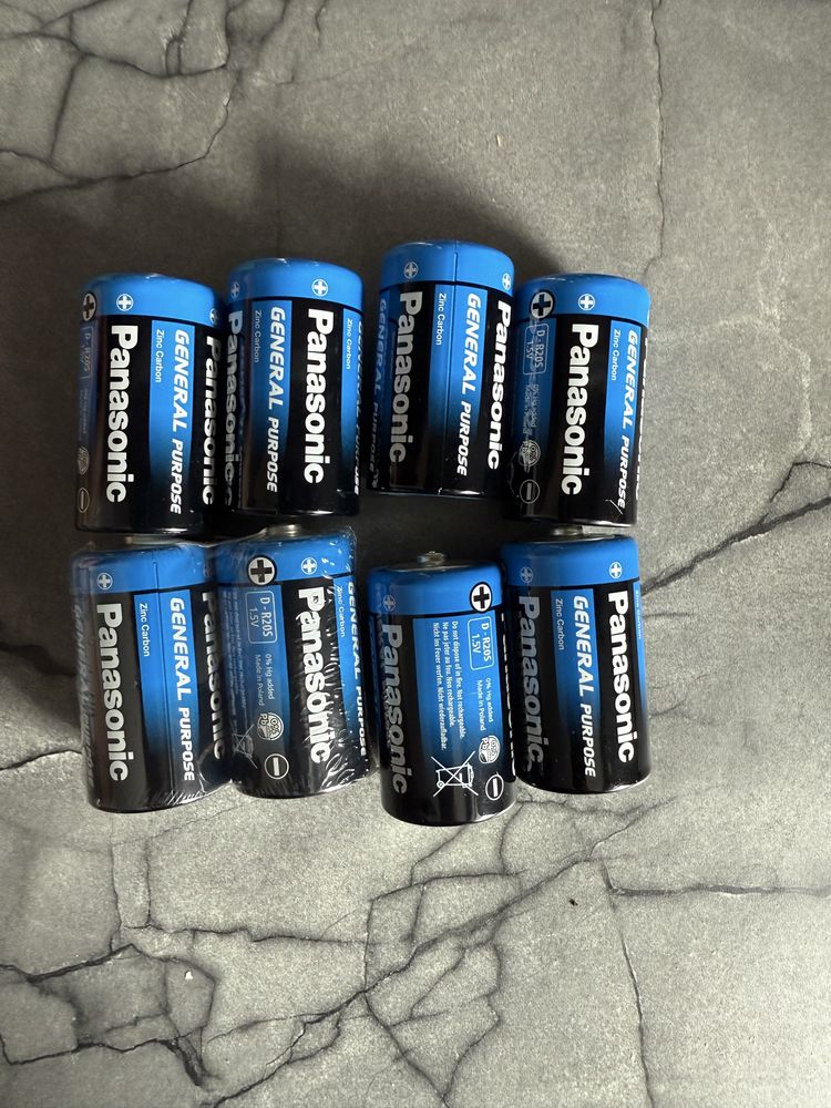 Батарейка Panasonic General Purpose R20 TRAY 2 Zink-Carbon