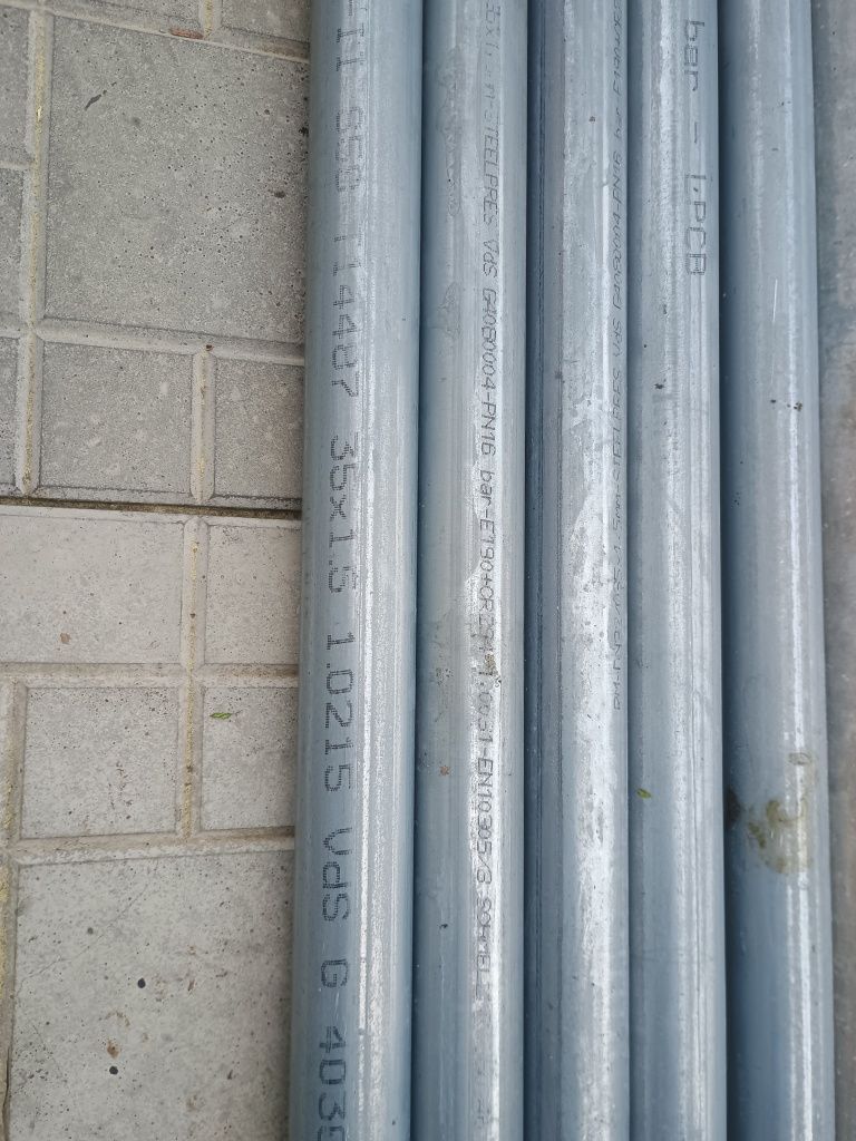 Rura ocynk pocięte na odcinki 1,5m