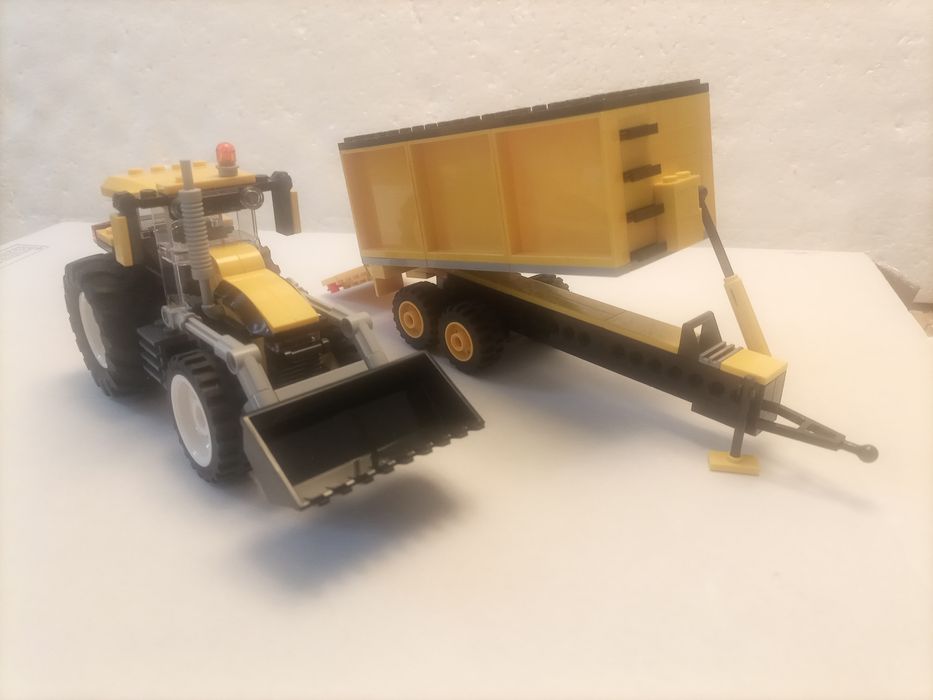 Klocki LEGO 3. Traktor przyczepa