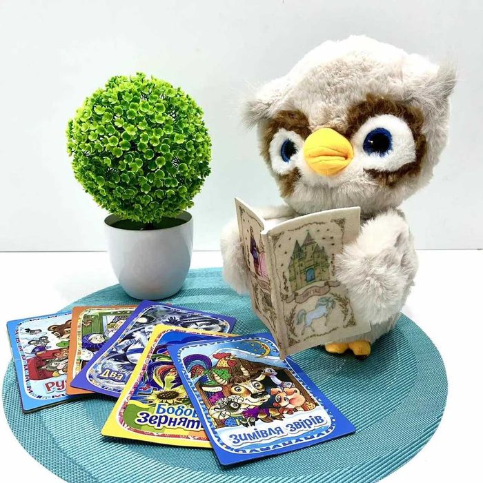 Совеня інтерактивне LIMO TOY Пухнастий казкар (FT 0055) Роздріб/Дроп