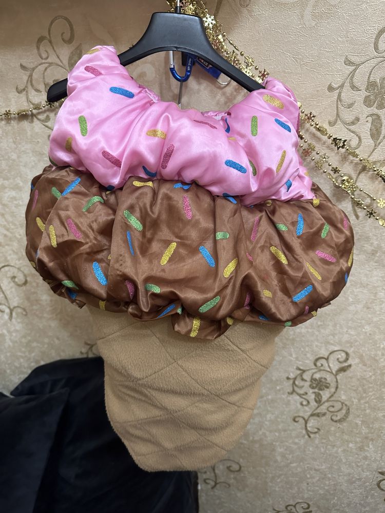 Карнавальний костюм мороженки, сладости на 3-4 г