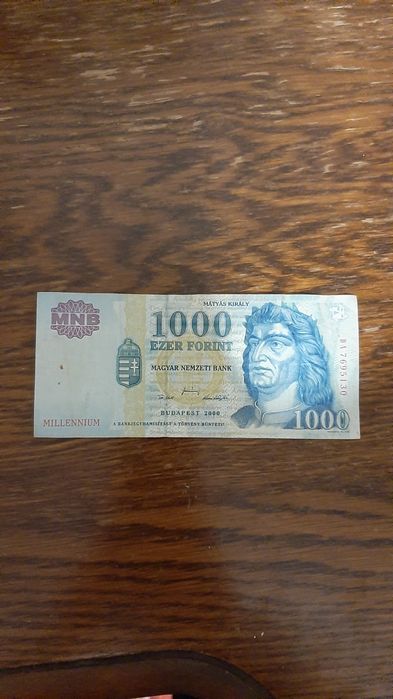 Венгрия 1000 форинтов 2000 Миллениум Юбилейка редкая
