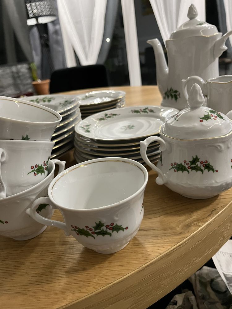 Stara zastawa swiateczna porcelana włoclawek