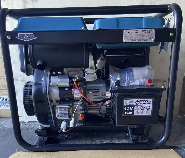 Дизельний генератор Ks 6100HDE 5,5 кВт