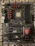 Motherboard MSi Z97 Gaming 5 + i7 4790k