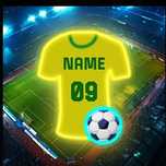 sinal neon futebol