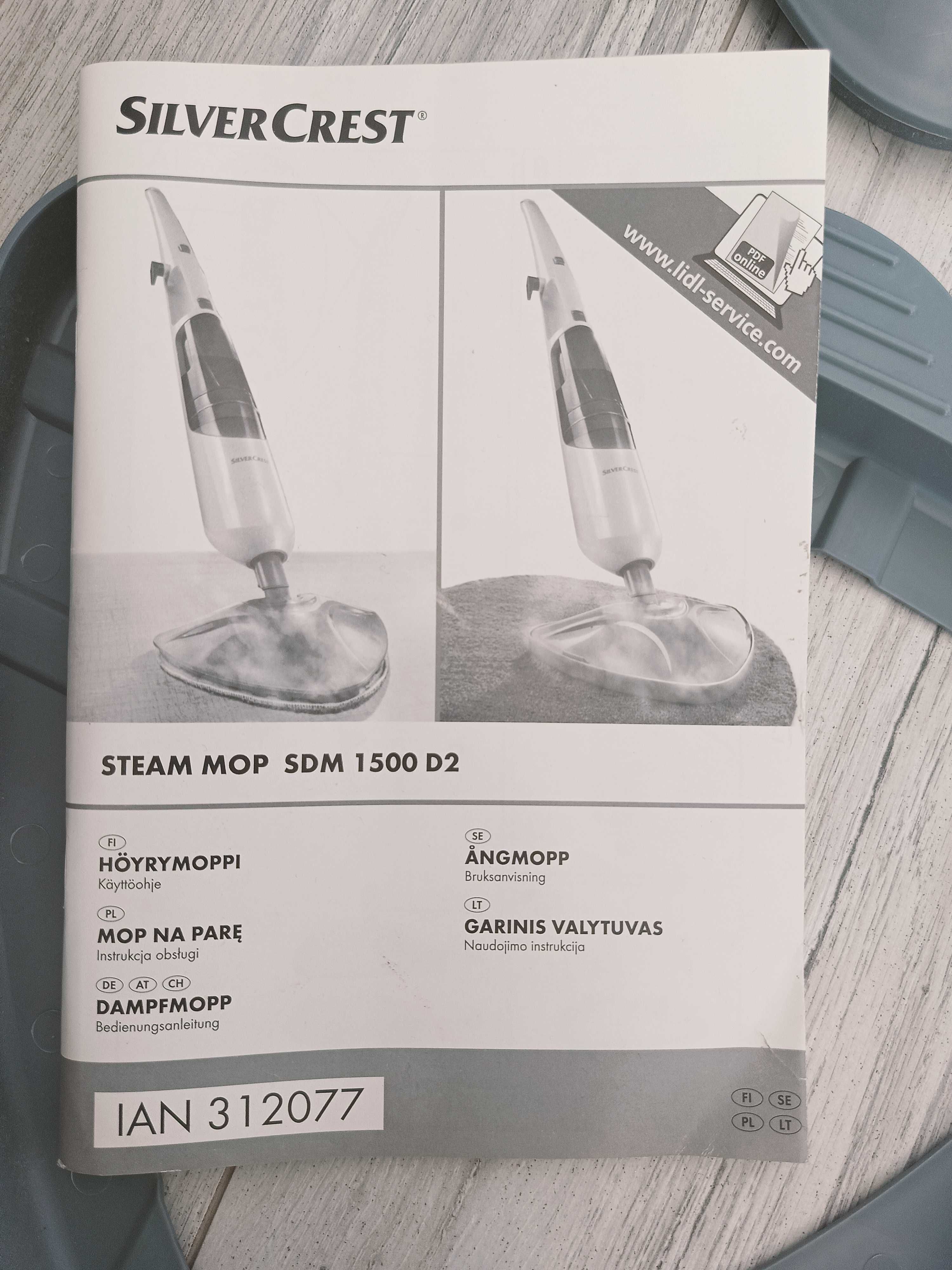 Mop parowy silver crest Lidl stan idealny