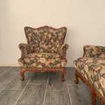 Fotel retro vintage nowa tapicerka