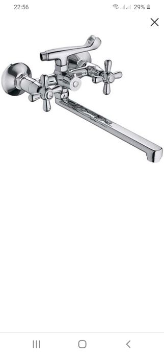 Смеситель для ванны и душа.