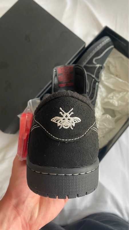 Jordan 1 Retro Low OG SP Travis Scott Black Phantom R.40
