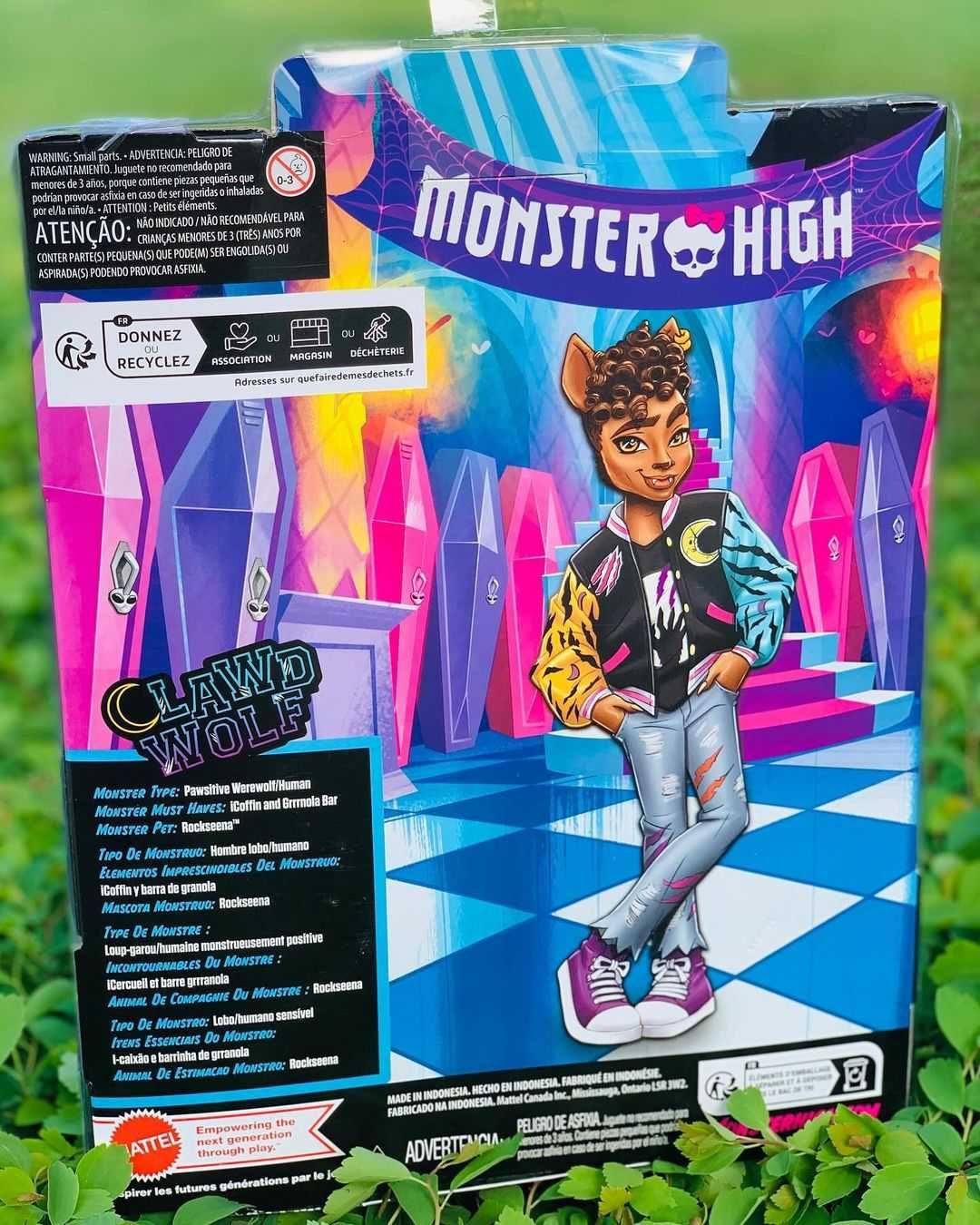 Лялька Клод Вульф | Monster High Clawd Wolf Werewolf with Pet