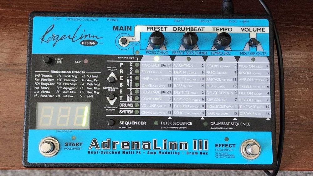 Мультиефект-педаль (процесор) Roger Linn Adrenalinn III