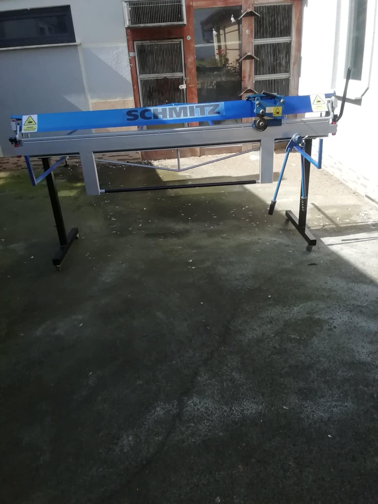Zaginarka, giętarka dekarska do blachy Olmet z40x2200 z nożem krążkowy