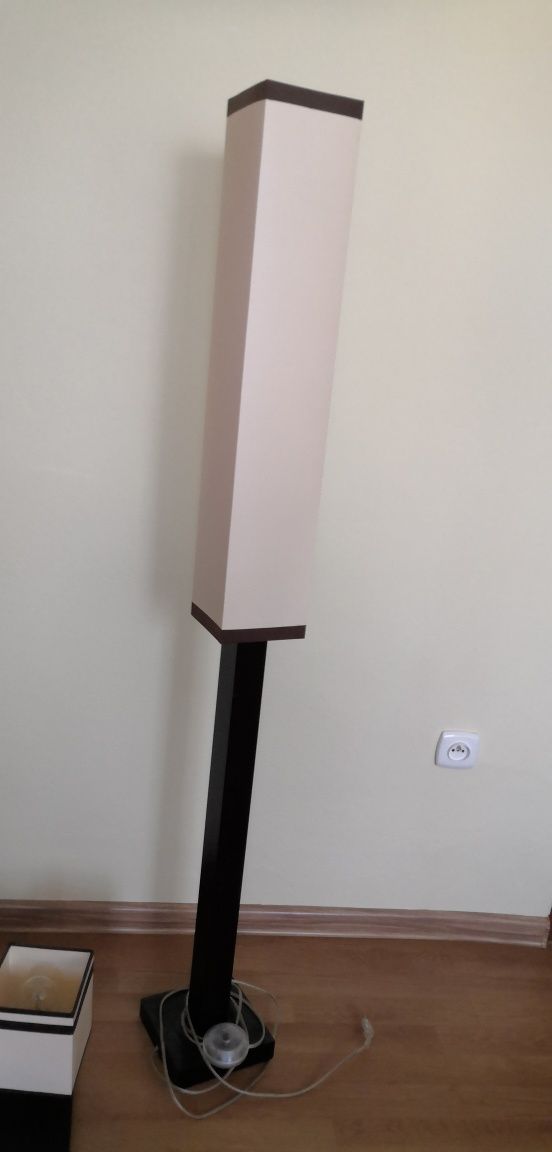 Lampa stojąca plus żyrandol