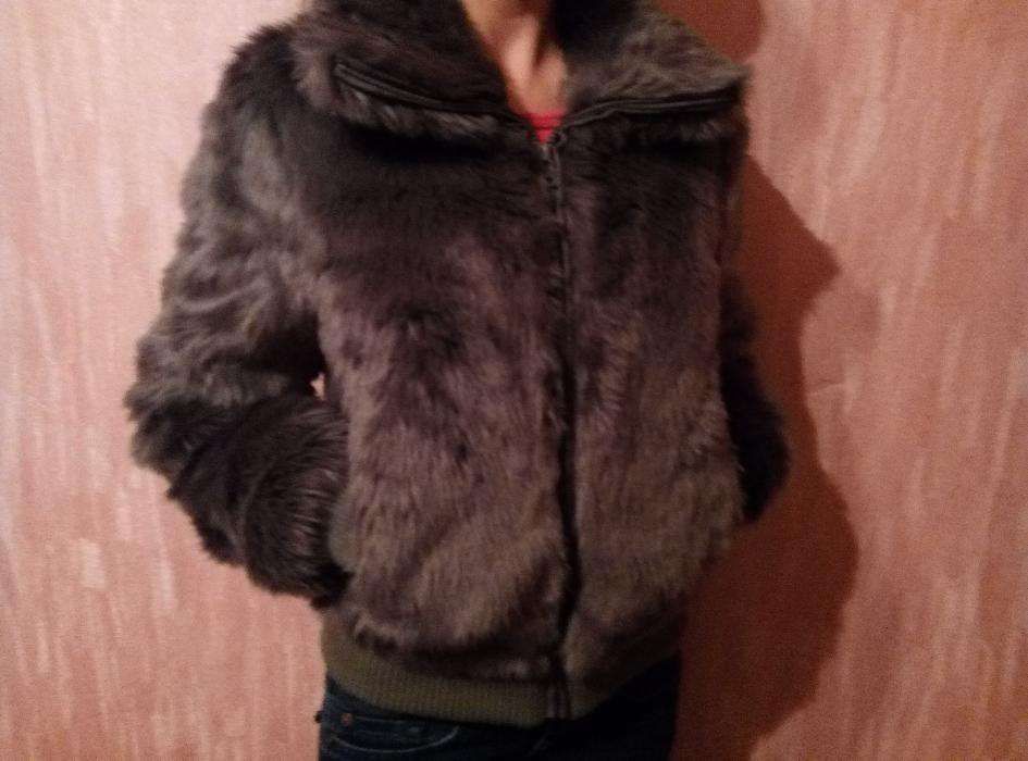 Куртка Benetton штучне хутро XS