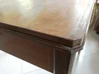 Stół pomocnik 82x82 drewniany fornir+intarsia