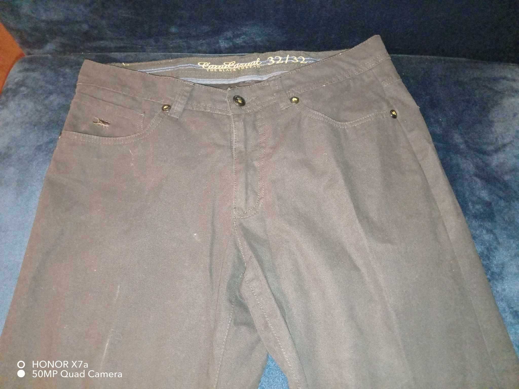 spodnie chino czarne męskie Carry 32/32