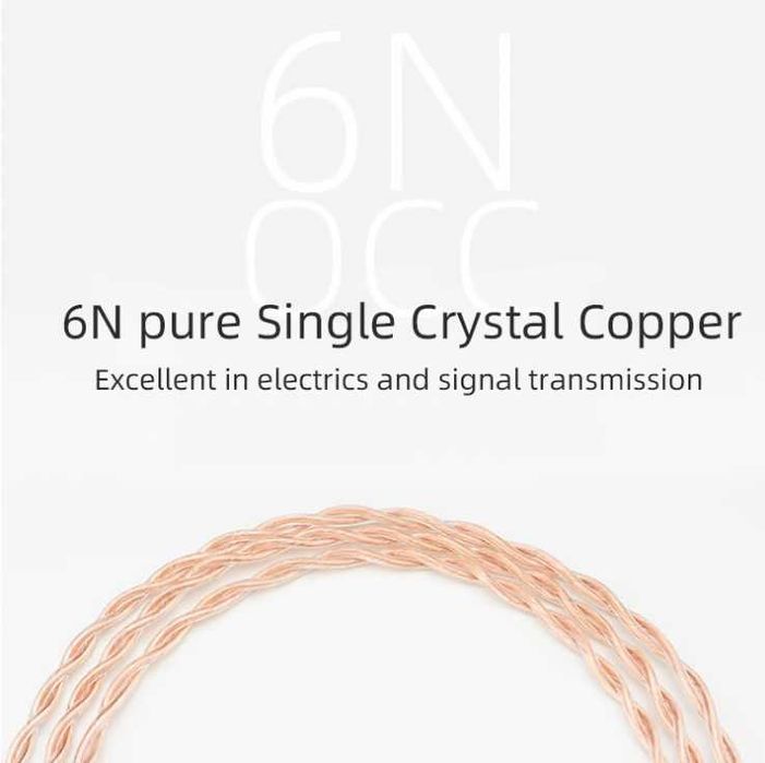 ⇒ Moondrop PCC (2Pin 0.78) - премиальный медный кабель для наушников