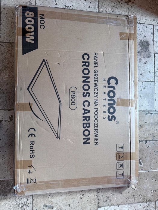 Grzejnik Cronos na podczerwień 800W z termostatem i pilotem