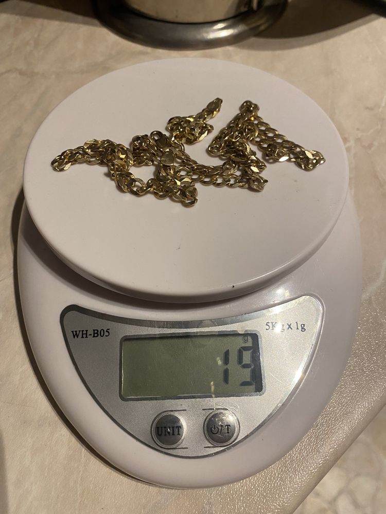 Łańcuszek złoty 14K 585 pancerka