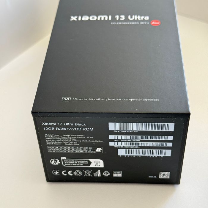 XIAOMI 13 ULTR com auriculares Redmi Buds e capas