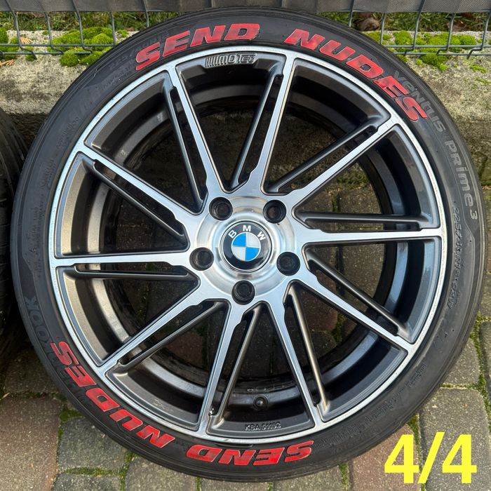 18 cali BMW e90 e91 e46 f20 f30 f31 felgi koła komplet 5x120 8J ET45