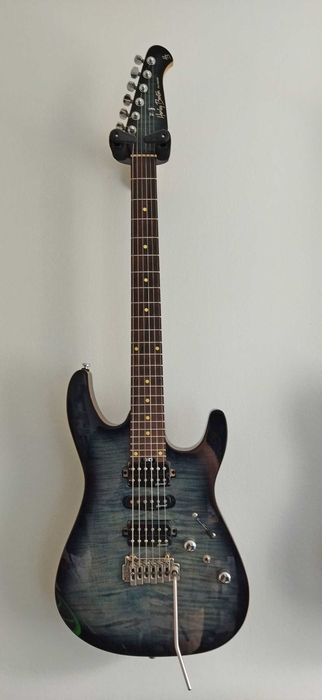 gitara elektryczna Harley Benton Fusion-II HSH EB FBLB