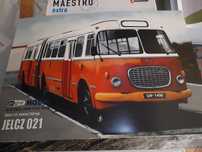 Model kartonowy - Angraf autobus przegubowy Jelcz 021 i Fiat