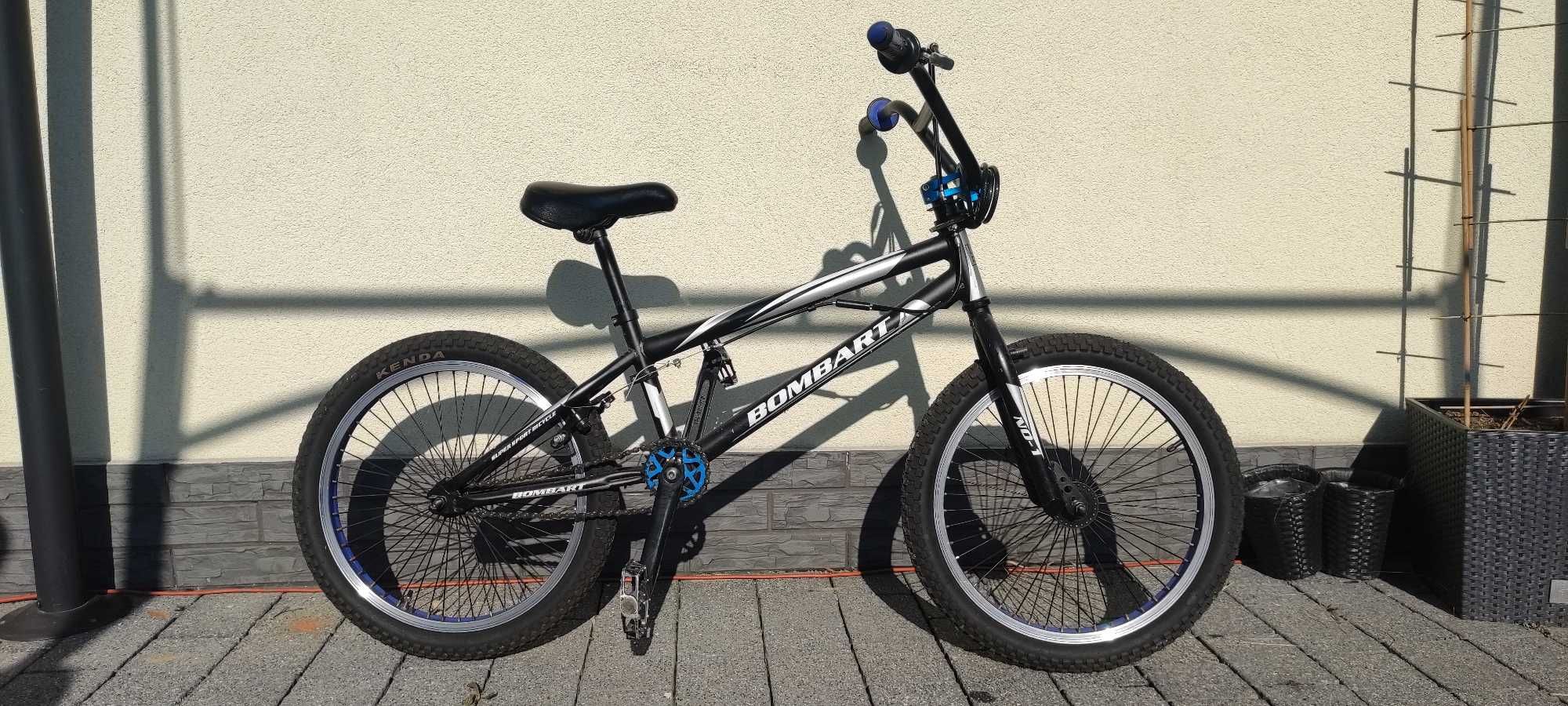 Rower BOMBART 20' klasy BMX + kask + PEGI  OBNIŻKA CENY